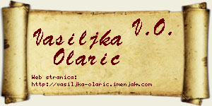 Vasiljka Olarić vizit kartica